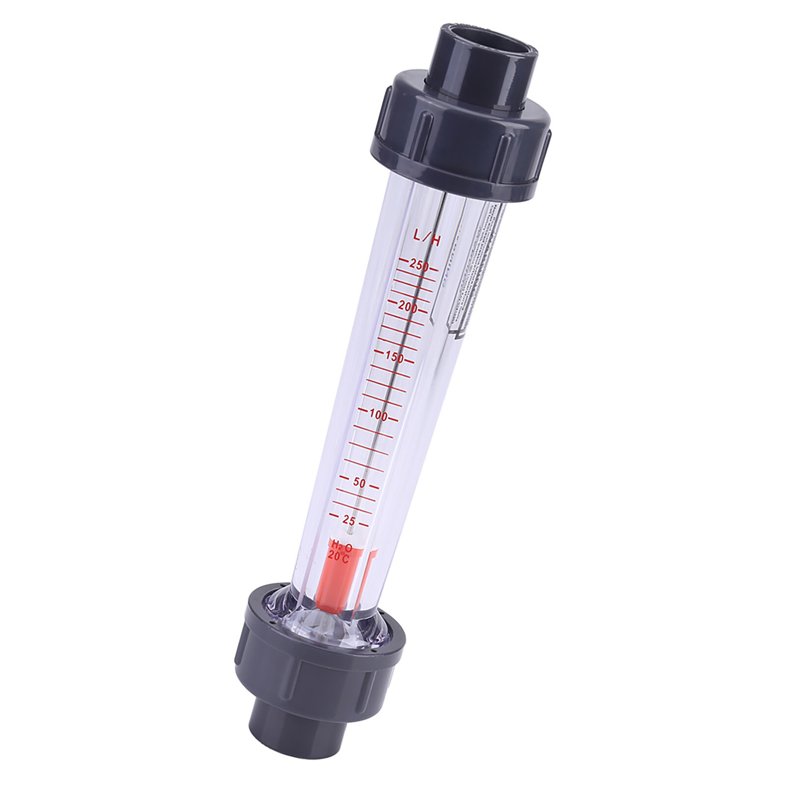 25-250L/H Water Meter Instantaneous Water Flowmeter Plastic Tube Type Flowmeter