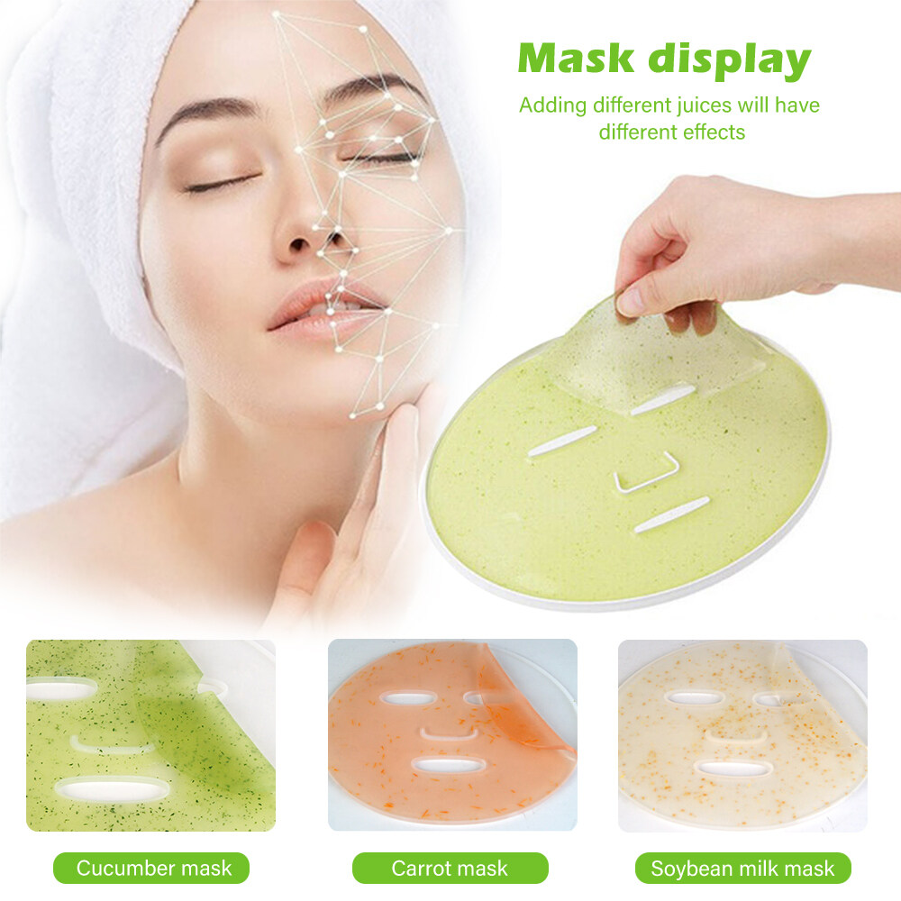 Face Mask Machine DIY Face Mask Maker Automatic Vegetable Face Mask Natural Collagen Fruit Face Mask Machine Beauty Facial SPA