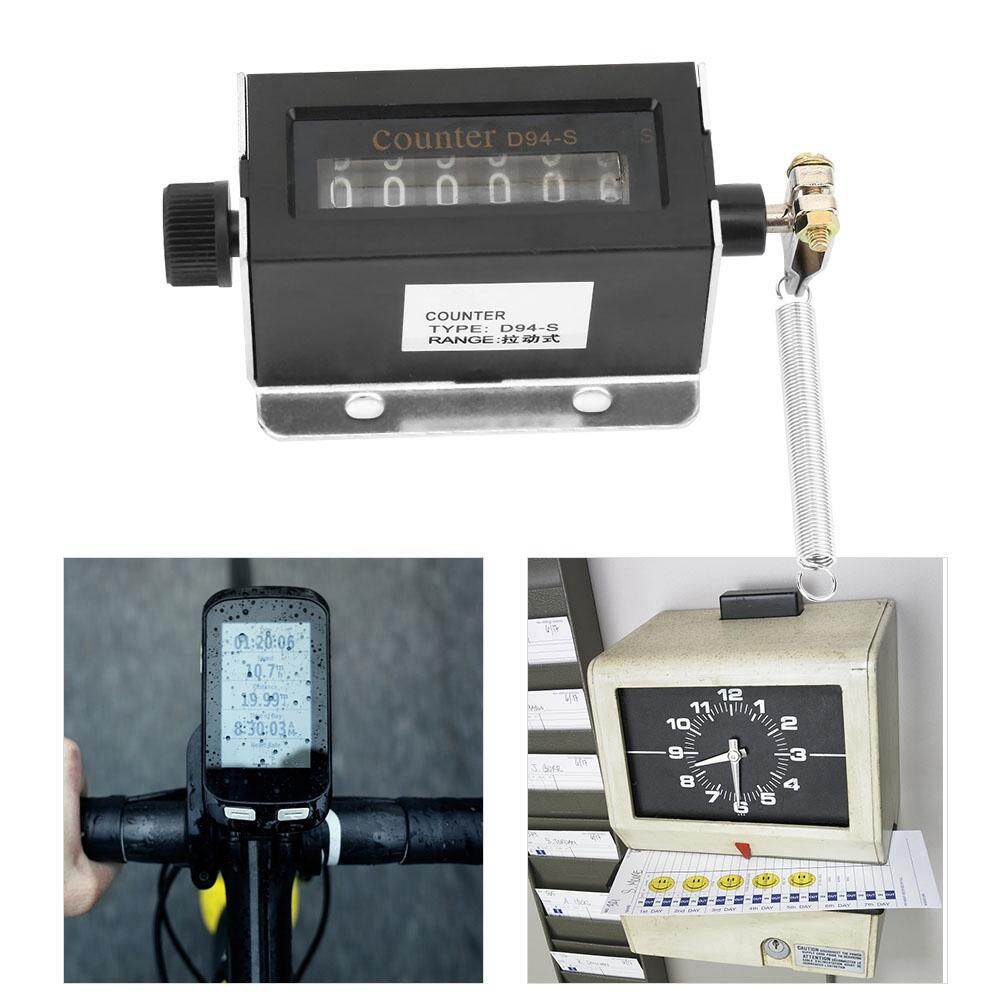 D94-S 6 Digit Resettable Mechanical Pulling Counter 0-999999