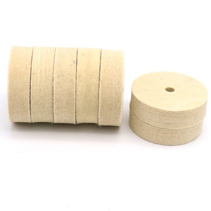 2x Set 3 Wool Felt Buffing Wheel Polisher Pad For Copper Polishing Power Tools
