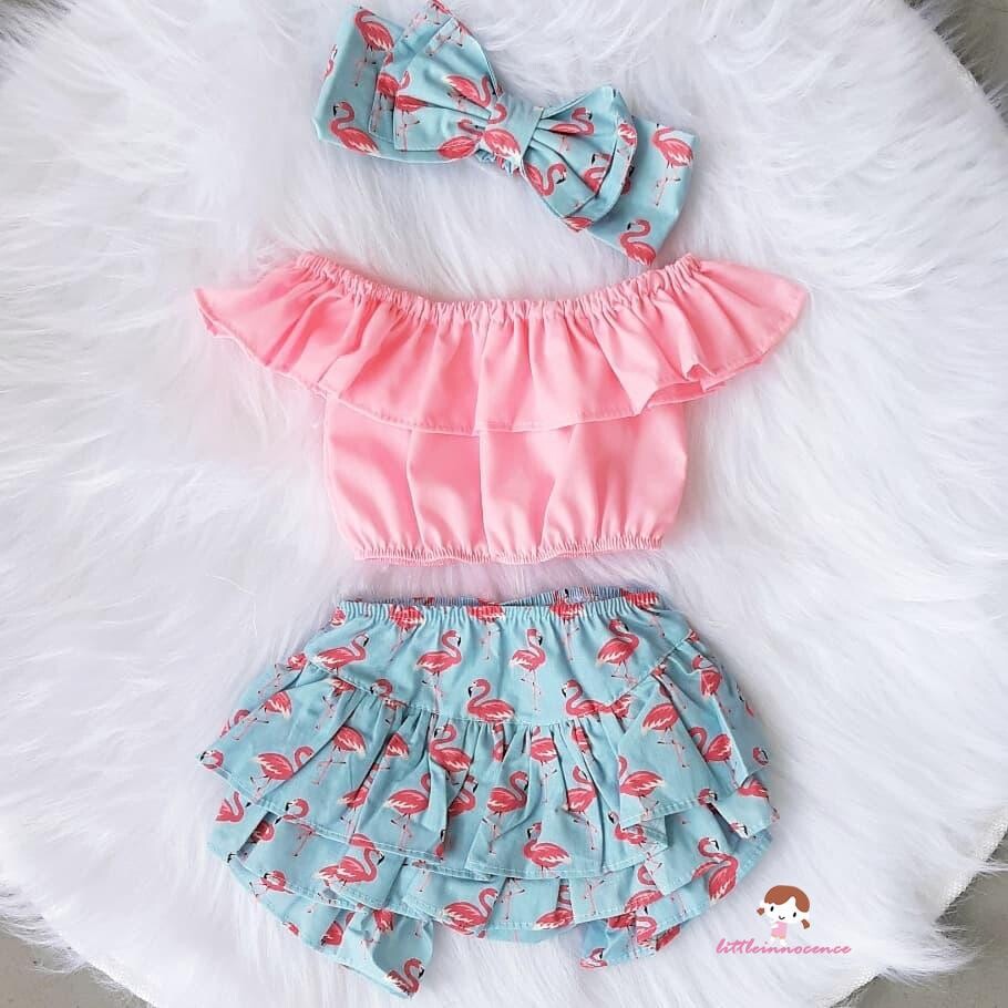 flamingo baby outfit