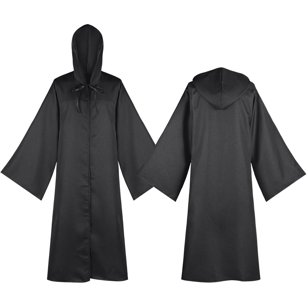 SY1 Star Wars Jedi Warrior Hooded Cloak Cape Adult Kids Luke Skywalker Cloak Robe Coat Halloween Cosplay Costume