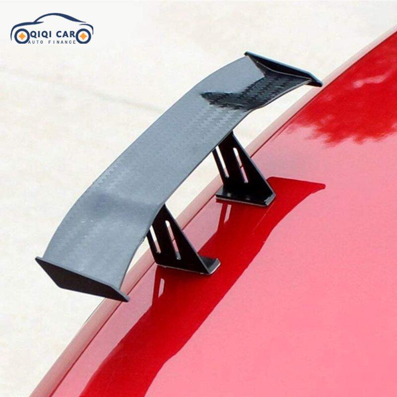 QIQI Car Tiny Tail Wing Black ABS Mini Rear Wing Spoiler Universal Car Refitting Tool
