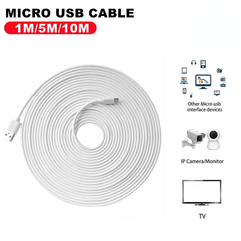 Cáp Sạc Micro USB 1M/2M/3M/5M/10M Cho Điện Thoại Thông Minh Android Cáp Cực Dài