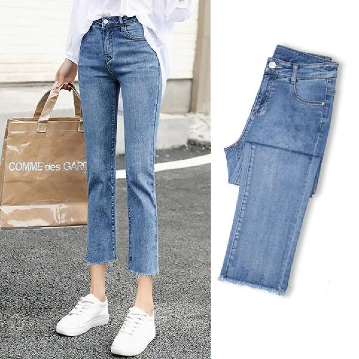 skinny jeans korean style