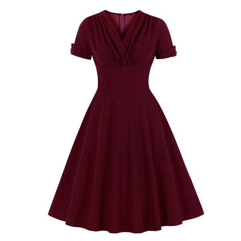 >> SO SÁNH GIÁ VÁY MIDI CƠ BẢN CÔNG SỞ MARC MÀU XANH LÁ (STORE 5703) | Shopee Lazada Sendo Tiki 246 Tonval Đầm Xòe Chữ A Màu Xanh Lá Cây Cổ Điển Cạp Cao Quấn Cổ Chữ V Xếp Nếp 1950S, Đầm Midi Nữ Dự Tiệc Thanh Lịch Mùa Hè Ngoại Cỡ