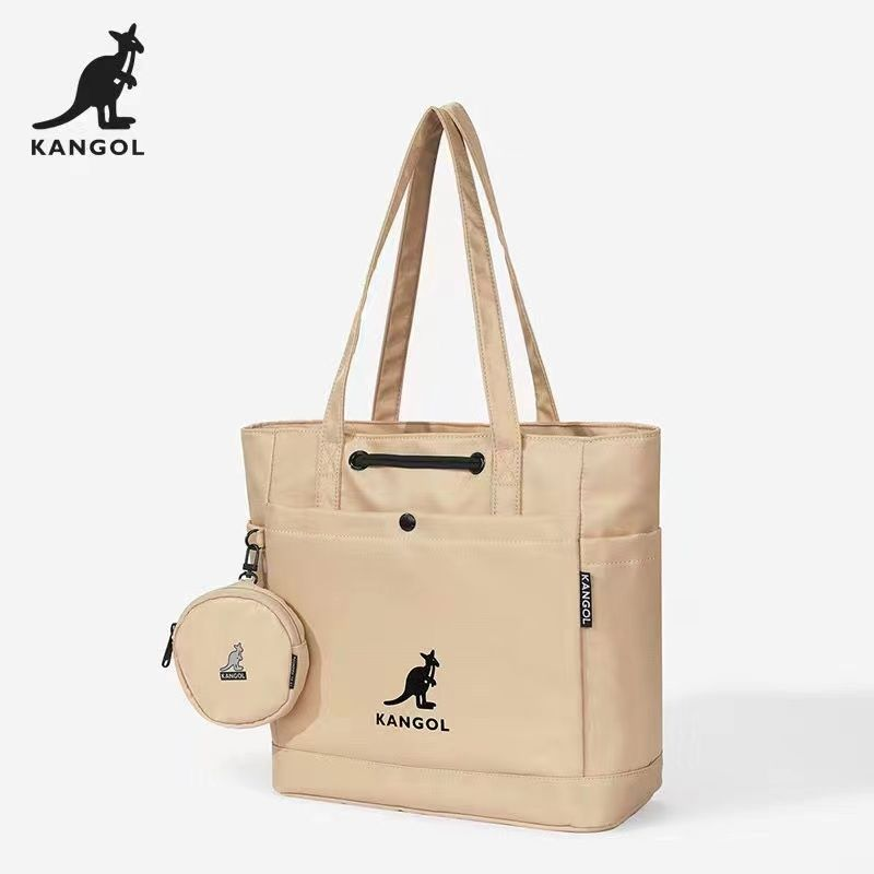 2023 New KANGOL Tote Bag Shoulder Bag for Women Waterproof Large Capacity Shopping Bags Commuter Bag Lazada