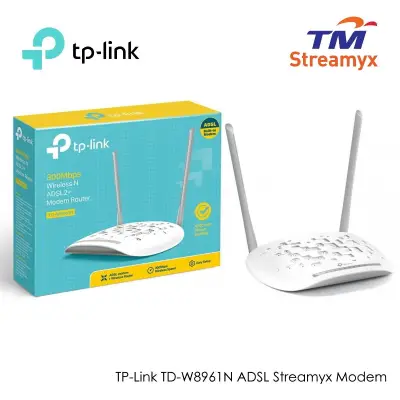 TP-LINK TD-W8961N 300Mbps ADSL2+ Streamyx WiFi Modem Router tplink adsl modem wireless router easy setup