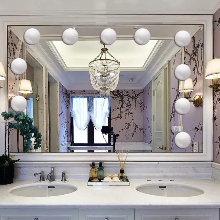 Led Vanity Mirror Lights Kit With Dimmable Light Bulbs Lighting Dimmable Light Bulbs Lighting