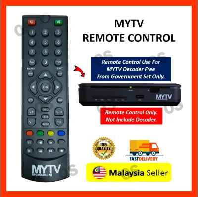 MYTV Remote Control (for Set Unit Dekoder Percuma) MYTV Digital Receiver