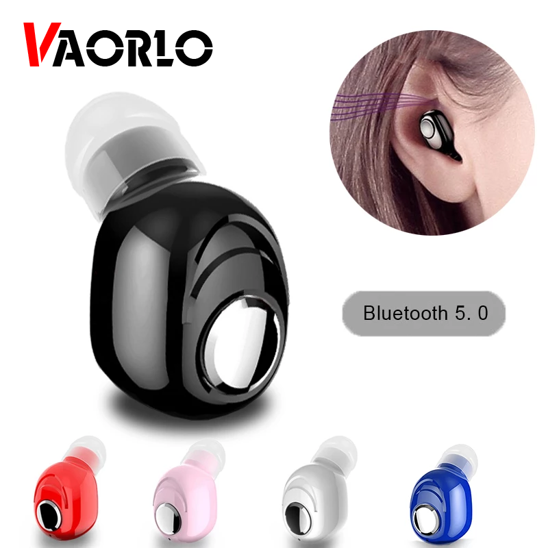 Tai nghe nhét tai vaorlo L16 mini, Tai nghe bluetooth 5.0, Tai nghe không dây thể thao HIFI với micro, tai nghe đơn, tai nghe âm thanh nổi rảnh tay cho điện thoại thông minh