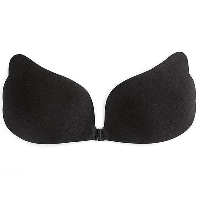 Women Invisible Bra Push Up Silicone Bra for Wedding Sticky Bra Reusable with Transparent Straps Backless Bralette Lingerie Top