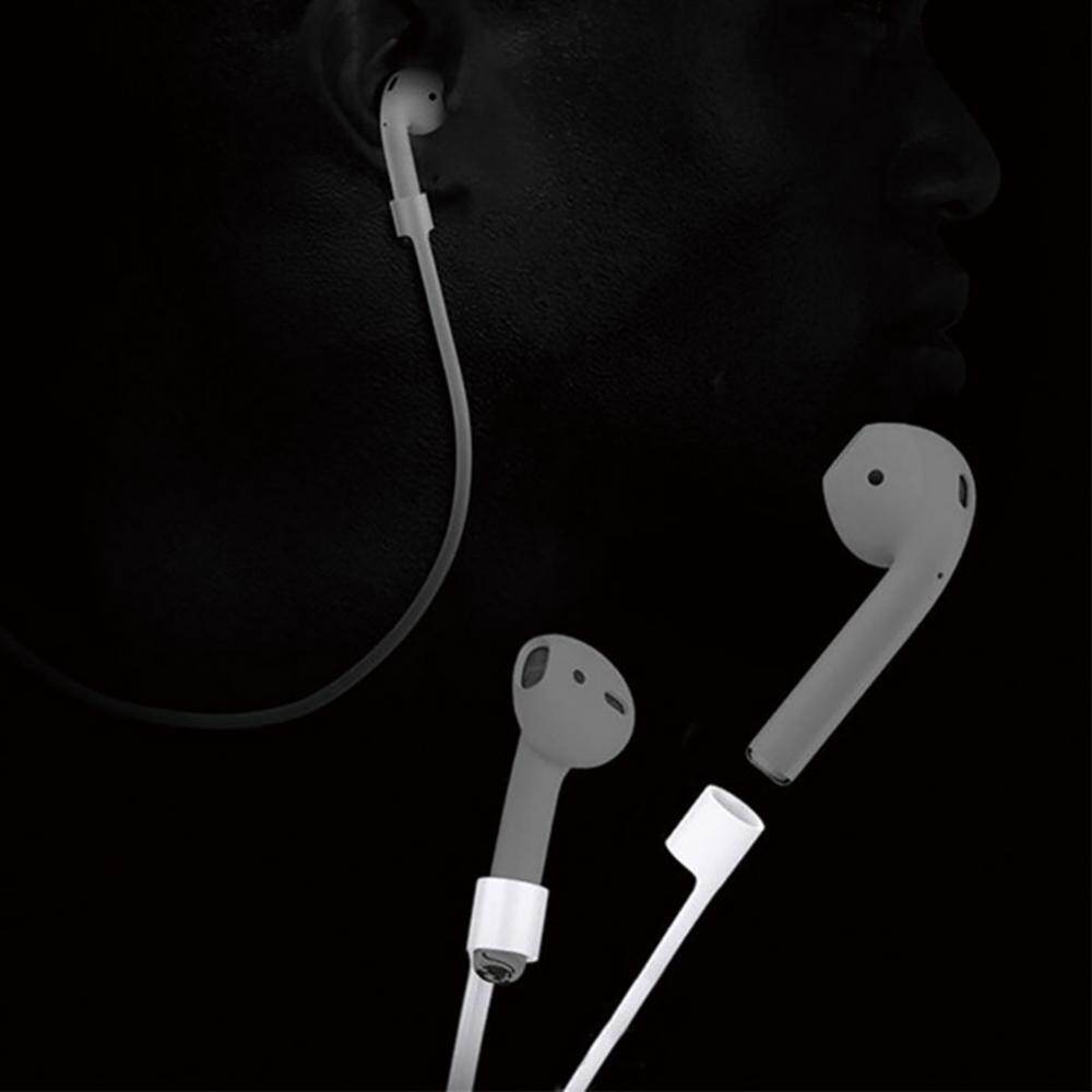 Multifunctional Portable Durable Elastic Bluetooth Headset Silicone Lanyard Earhook Compatible with Iphone AirPods Headset Anti-lost Hanging Rope