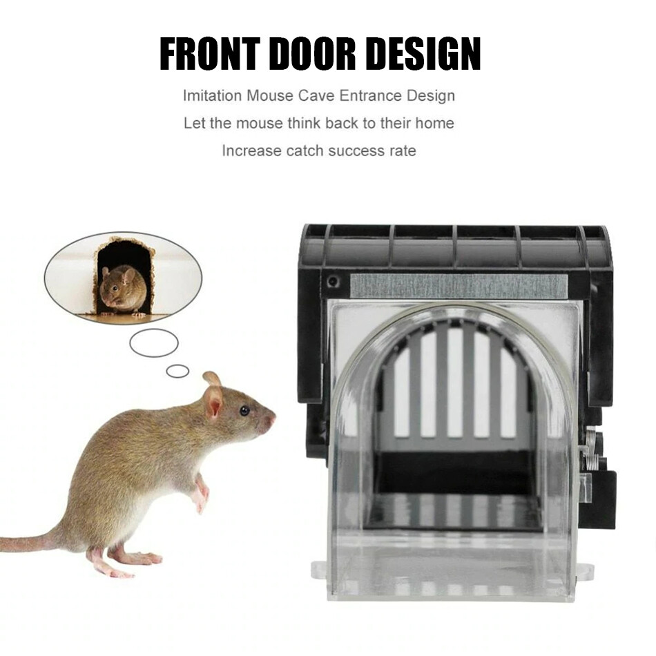 Khóa Tự Động Mousetrap Bẫy Chuột Thông Minh Nhân Đạo Bẫy Chuột Trực Tiếp Không Giết Động Vật Kiểm Soát Thú Cưng Lồng Chuột Tái Sử Dụng Chuột Bắt Chuột