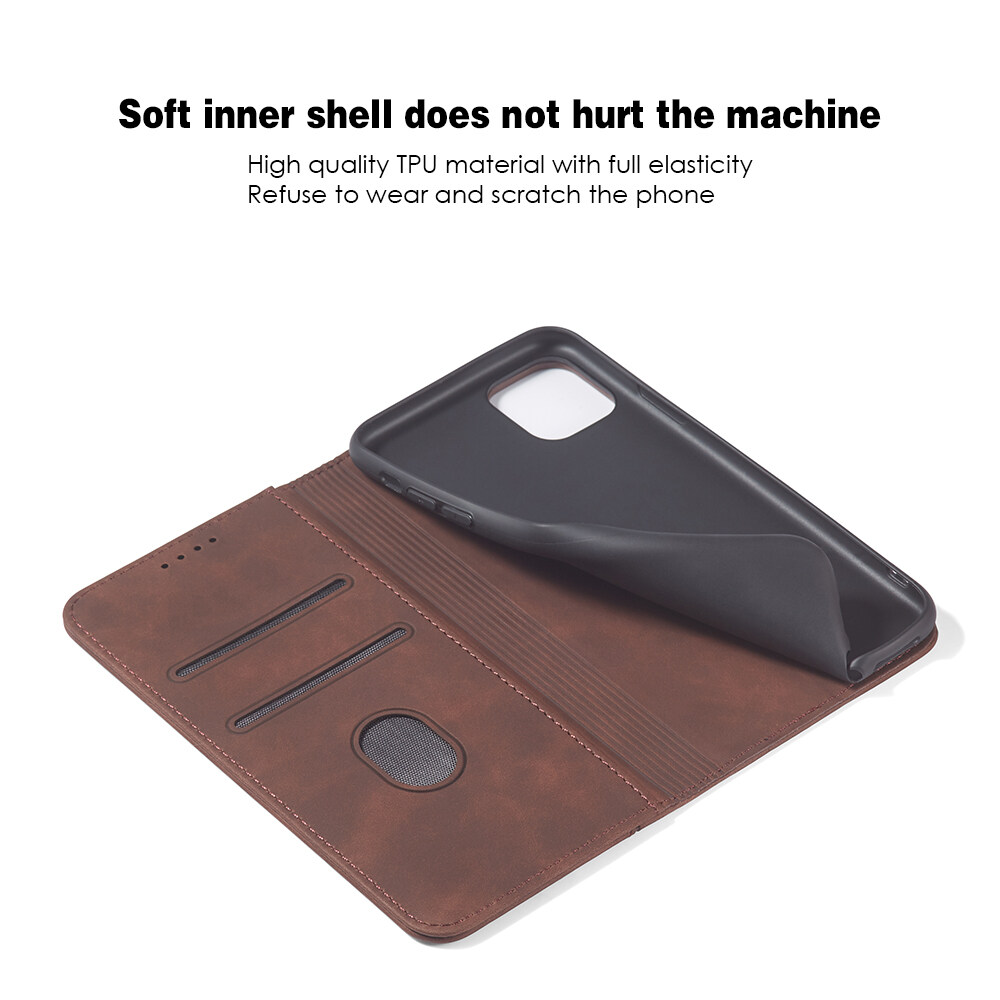 Vỏ điện thoại Cho iPhone 11 12 Pro Max I12 Mini iPhone 6 6S 7 8 Cộng Với X XR XS Max chất liệu da PU Lật vải bọc chai Với Đứng đồ đựng thẻ Vỏ