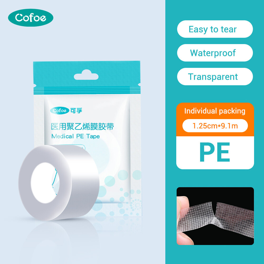 Cofoe Waterproof Medical Adhesive Tape Roll Wound Dressing Surgical