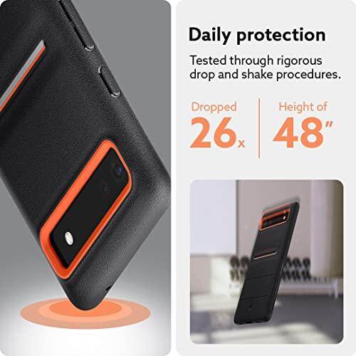 Ốp Lưng Caseology Pixel 6a Ốp Tương Thích TPU Mỏng Hoạt Động Bằng Đá Sa Thạch Bền Bỉ Google Pixel6a Bảo Vệ Thông Thường Aslex - Active Orange