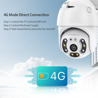 Camera IP Inqmega 4G PTZ Speed Dome 1080P Thẻ Sim Mạng Wifi Không Dây thumbnail