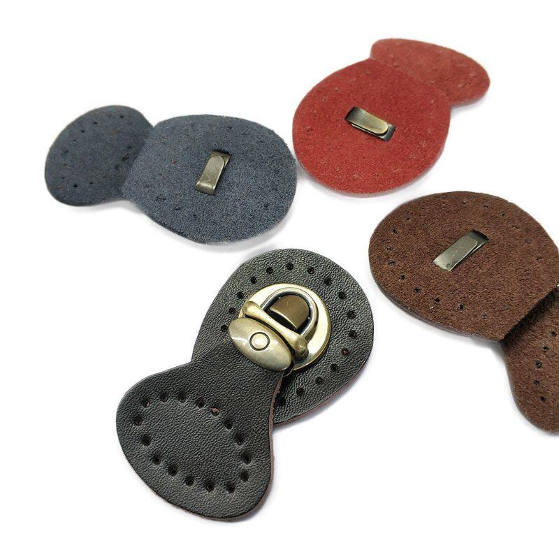 Da Nhân Tạo Nút Nam Châm Khóa Túi Snap Đóng Cửa Khóa Clasp Thay Thế DIY Túi Xách Purse Phụ Kiện May