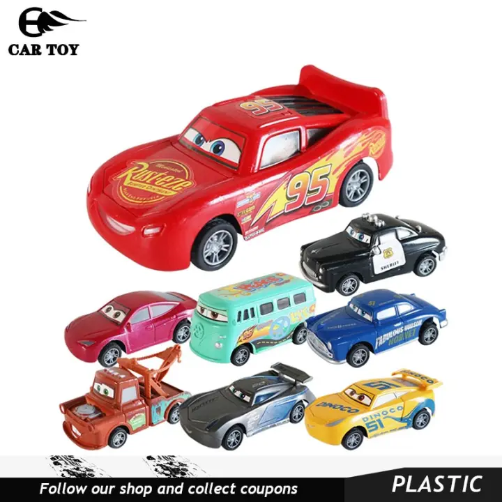 CAR TOYS 8PCS 1:32 McQueen Toy 11cm 