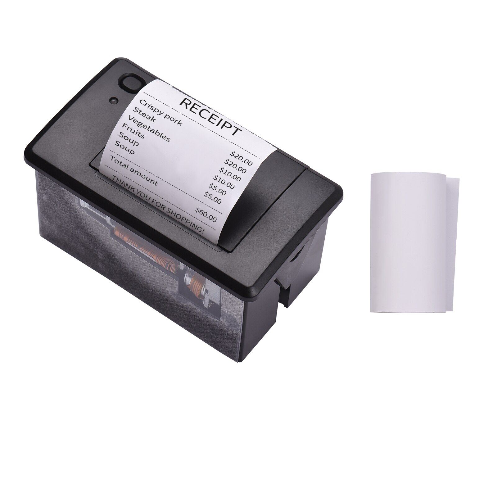 Embedded thermal receipt printer 58mm mini printing module low noise with usb/rs232/ttl serial port support esc/pos commands