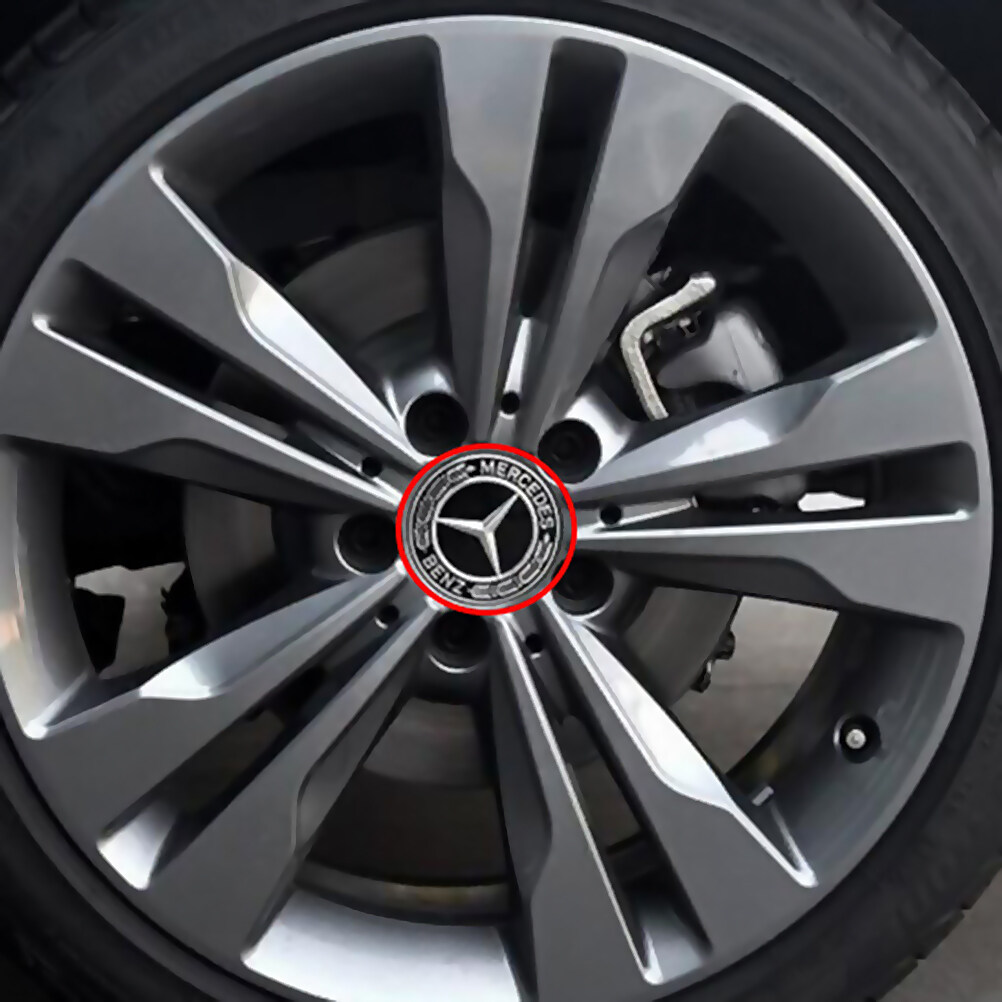 4 pieces of 75 mm car wheel center hub plate cover stud wheel cover