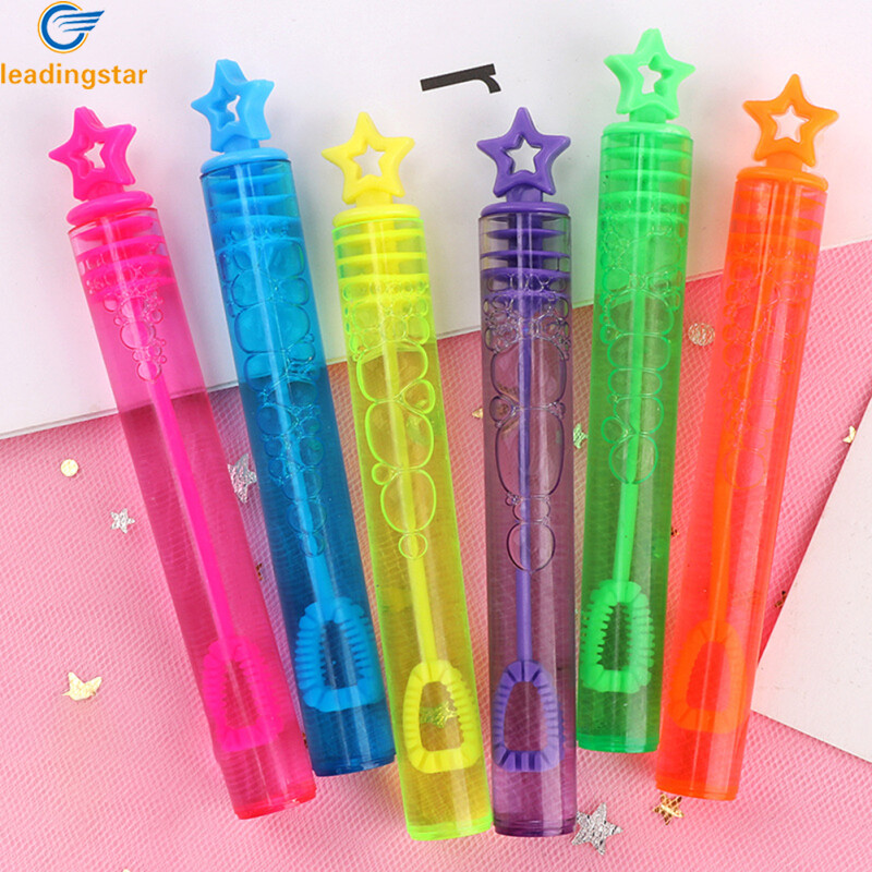 LEADINGSTAR Bubble Wand 10cm Small Kids Bubble Blower For Bubble Blaster Party Favors Summer Toy For Outdoor Indoor Activity