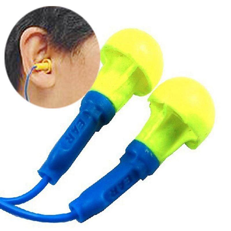 New Soft Foam Corded Ear Plugs Ears Protector Reusable Hearing Protection Noise Reduction Earplugs Earmuff Sleep
