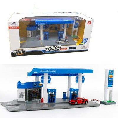 gas station toy trucks