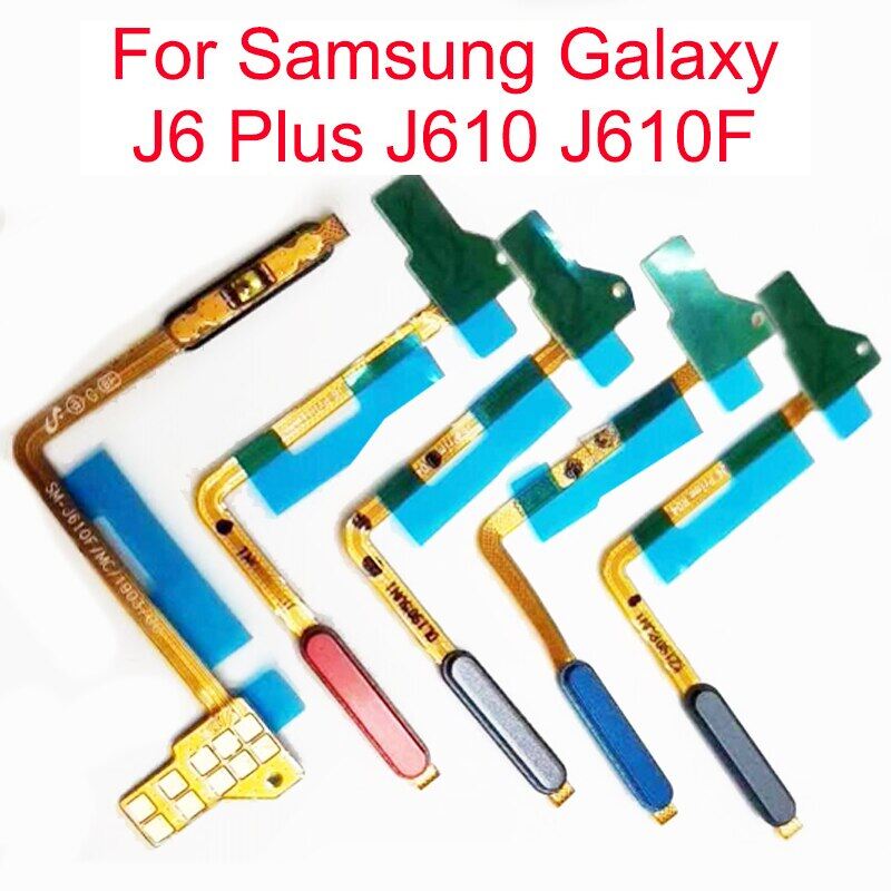 สำหรับ Samsung Galaxy J610 J610F J6 + J6 Plus Touch ID เซ็นเซอร์
