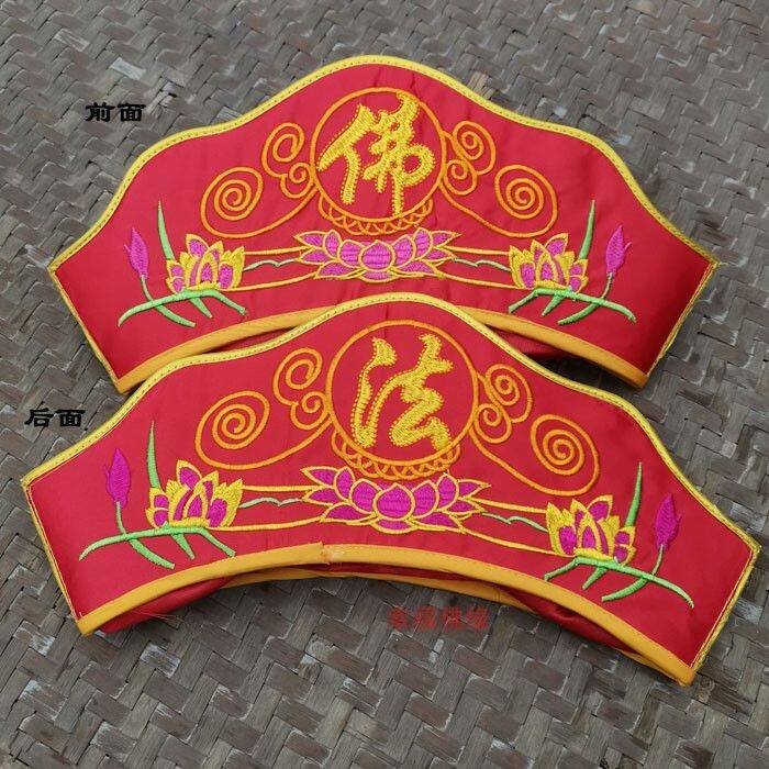 Washable Buddhist hat film monk hat five Buddha hat Pilu hat monk hat upgrade lightweight mage hat