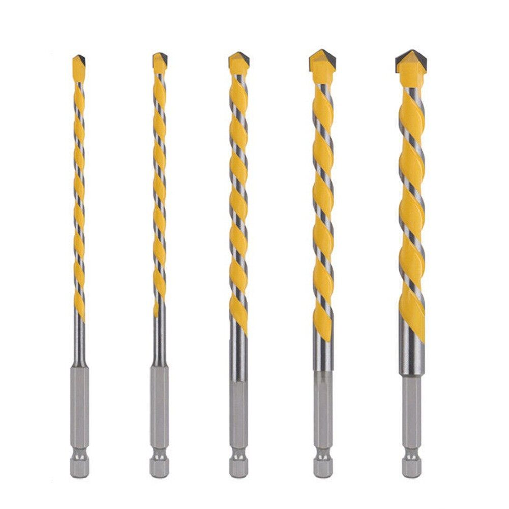 Unnicoco 1Pcs 1/4" Hex Shank Tile Granite Drill Bit Concrete Wall Drill Bit Tungsten Carbide Drilling Bit