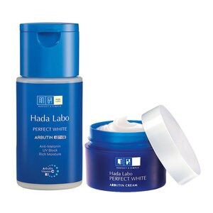 Combo hada labo dung dịch dưỡng sáng 100ml + kem dưỡng sáng da 50g