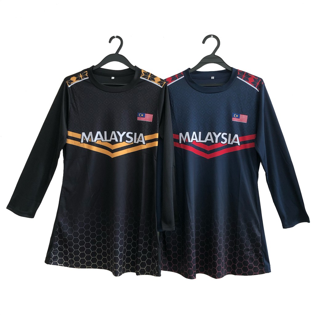 Muslimah Jersey Malaysia Perempuan Lengan Panjang Kain Jersey Lazada Singapore