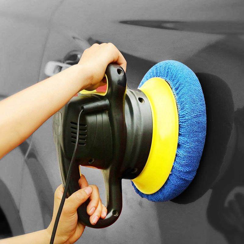 5 to 6 Inches Including 12 Packs Microfiber Car Polishing Bonnet and 4 Packs Waxing Bonnet for Car Polisher Senmubery 16 Packs Car Polisher Pad Bonnet Set