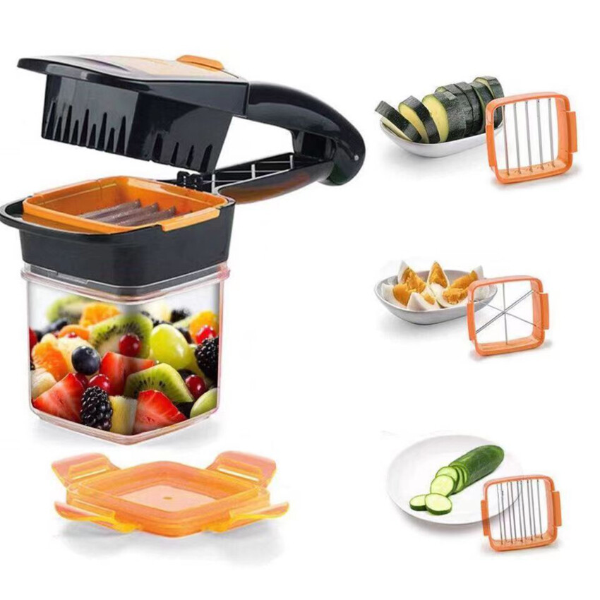Multi-function Vegetable Cutting Tools Cutter Multifunctional Slicer Fruit Potato Kitchen Gadgets Steel Accessories Slicer