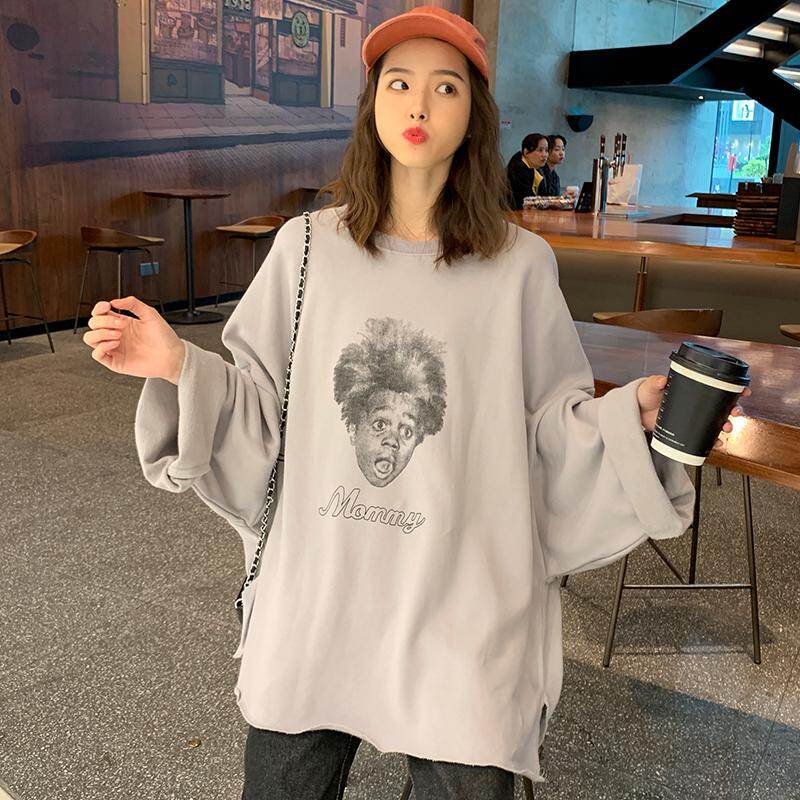 women T-shirt oversized long sleeve 