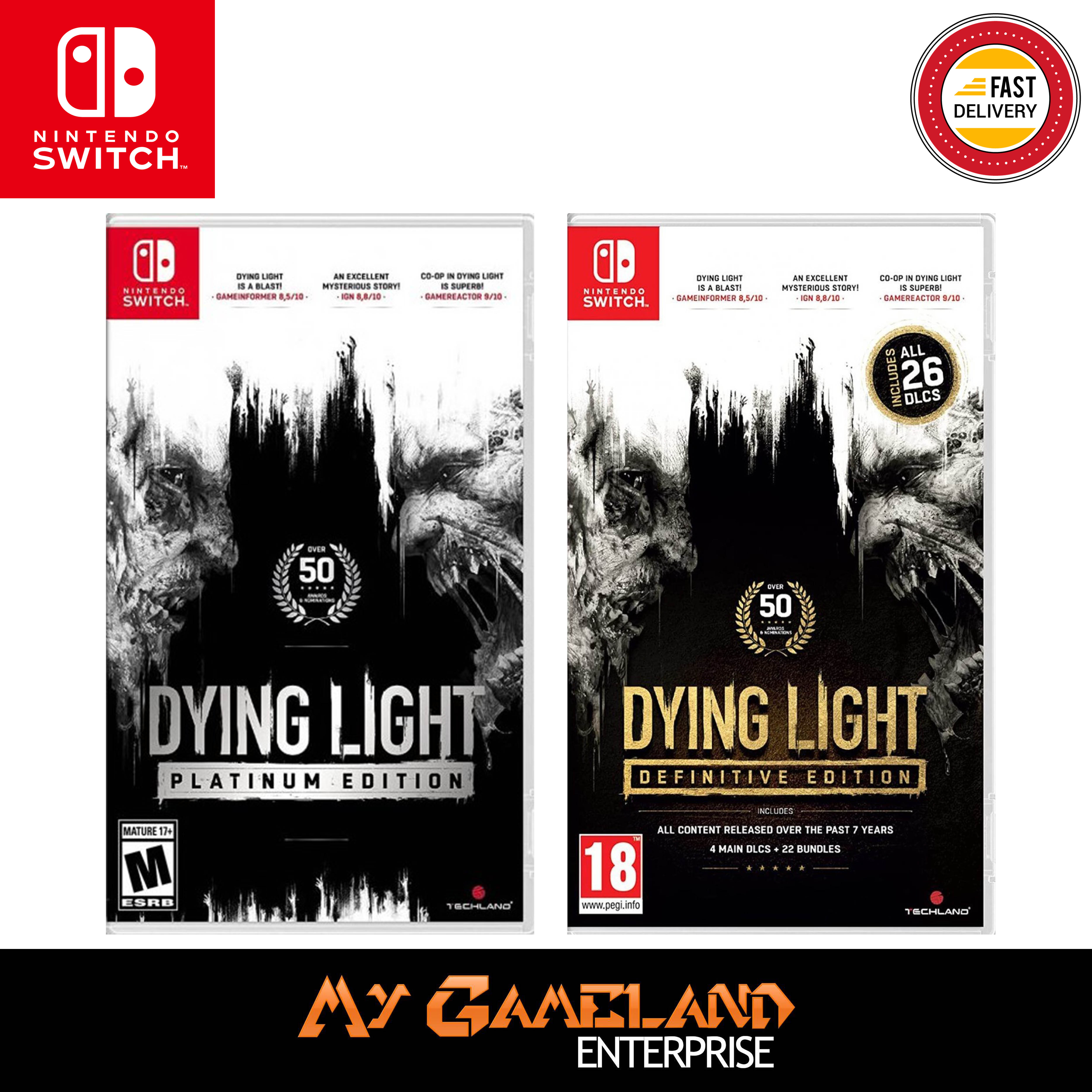 Dying Light Definitive Edition [Korean English Japanese] Switch Multi  Languages