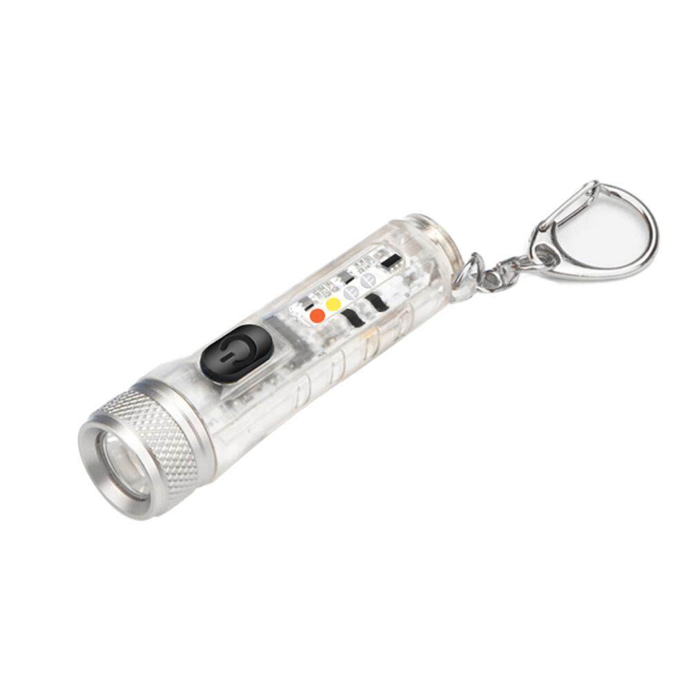 Đèn Pin Móc Khóa Mini Có Khóa Đèn Pin Khẩn Cấp EDC Có Thể Sạc Lại Bằng USB