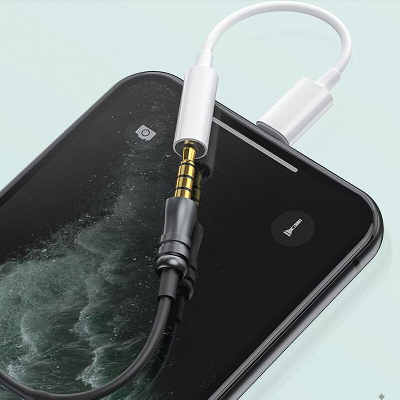 Headphone Earphone Jack Audio Converter Adapter Connector Cable for iPhone