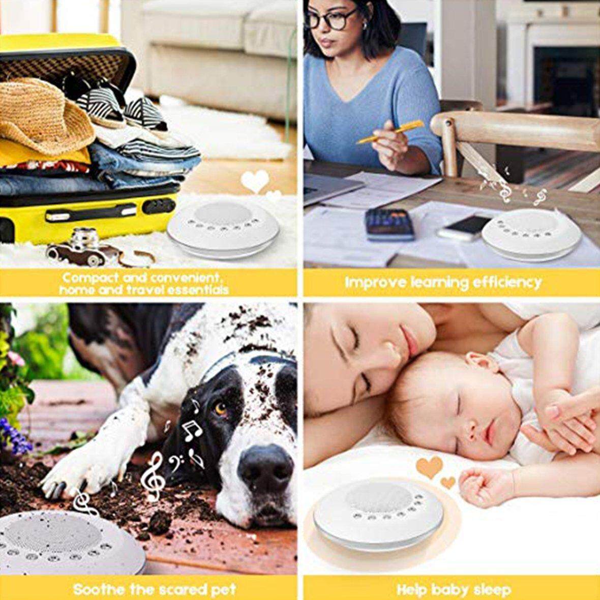 Hot Sellers White Noise Machine LED Night Light Colorful Ambient Light USB Nature Sounds