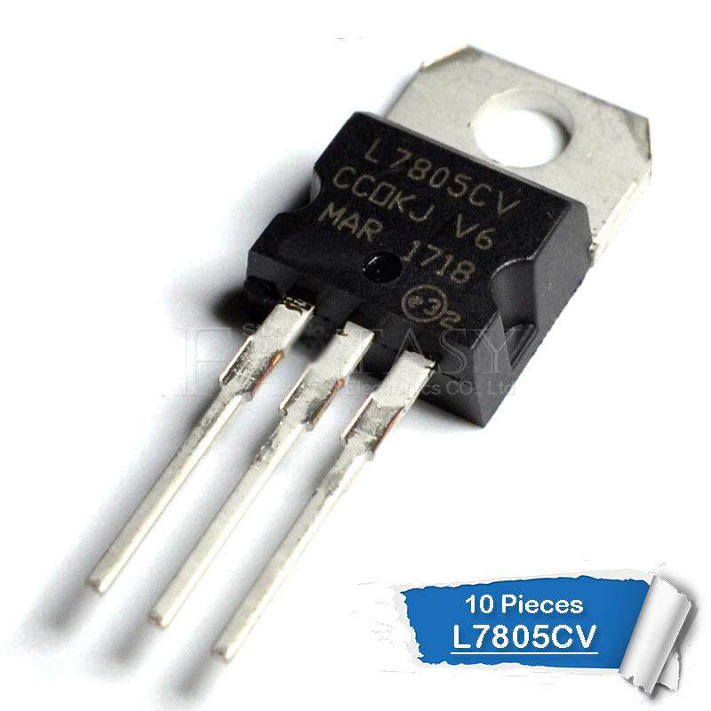 10PCS L7805CV TO220 L7805 TO-220 7805 LM7805 MC7805ใหม่และต้นฉบับ IC ...