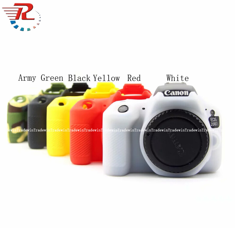 Silicone Rubber Camera Body Case Cover For Canon EOS 200D Mark II