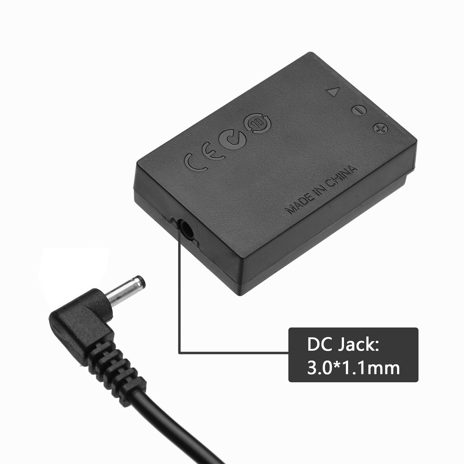 Andoer DR-E12 USB Power Kit DC Coupler Dummy Replace of LP-E12 with USB DC Converter Power Cable Single USB Input Compatible with Canon EOS M M2 M10 M50 M100 M200 Cameras