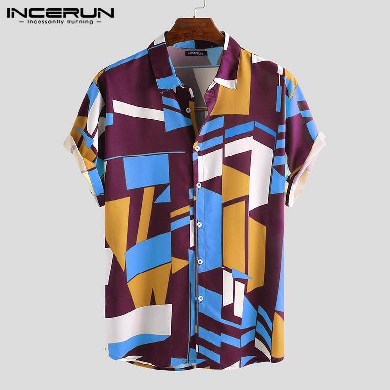 Medussa INCERUN Floral Tops Summer Beach Blouse T Shirt Tee