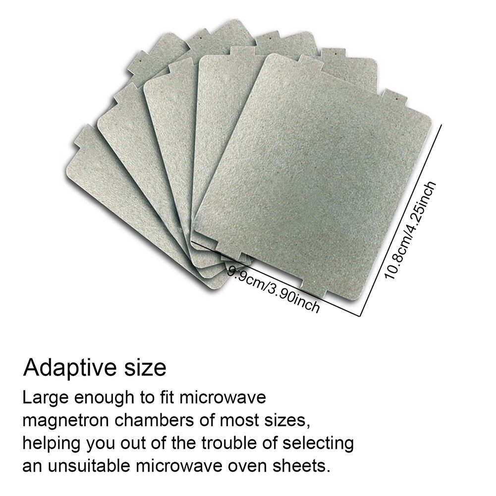 10Pcs Universal Microwave Oven Mica Sheet Wave Guide Waveguide Cover Sheet Plates