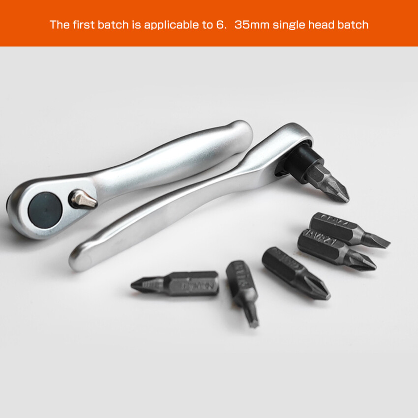 1/4inch Ratchet Socket Wrench Screwdriver Hex Torque Wrench Set Quick Socket Wrench And Screwdriver Hand Tools