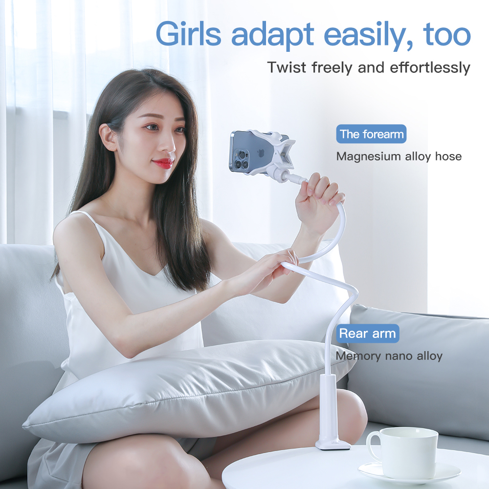 SmartDevil Giá Đỡ Kẹp 360 Thông Dụng Cho Giường Lười Để Bàn Giá Đỡ Gắn Trên Xe Hơi Cho Điện Thoại Cánh Tay Dài Có Thể Thu Gọn