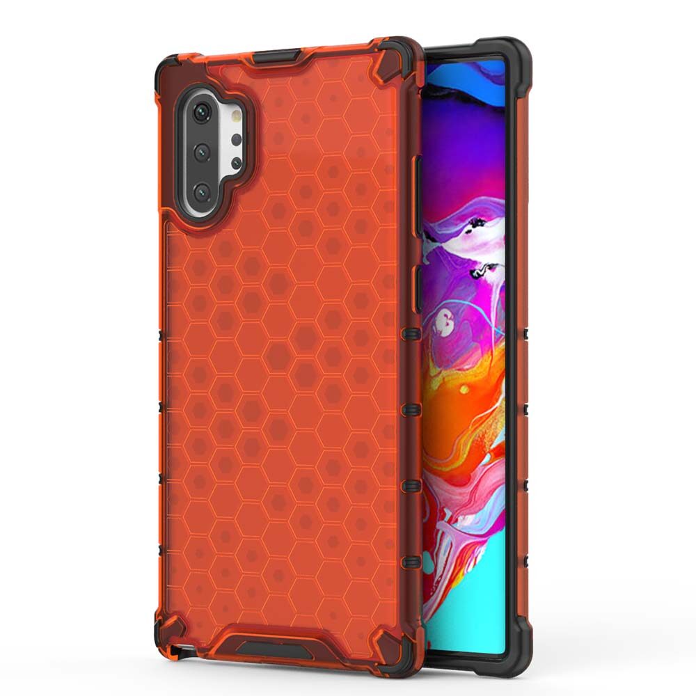For samsung galaxy note 10 plus note 20 ultra note 10 lite phone case,honeycomb armor shockproof tpu+pc back cover