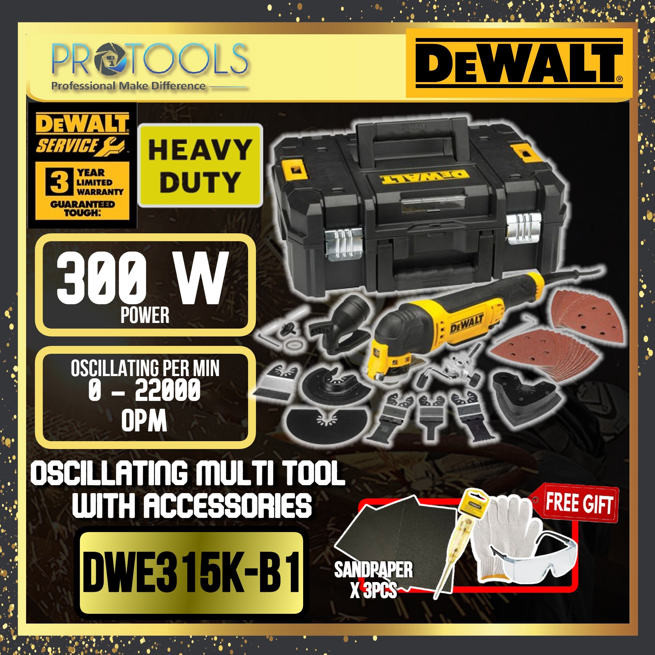 Dewalt dwe315kt online 300w